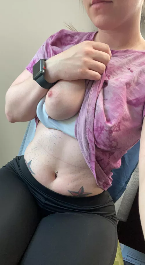 Feeling a bit risky at my desk next to my window