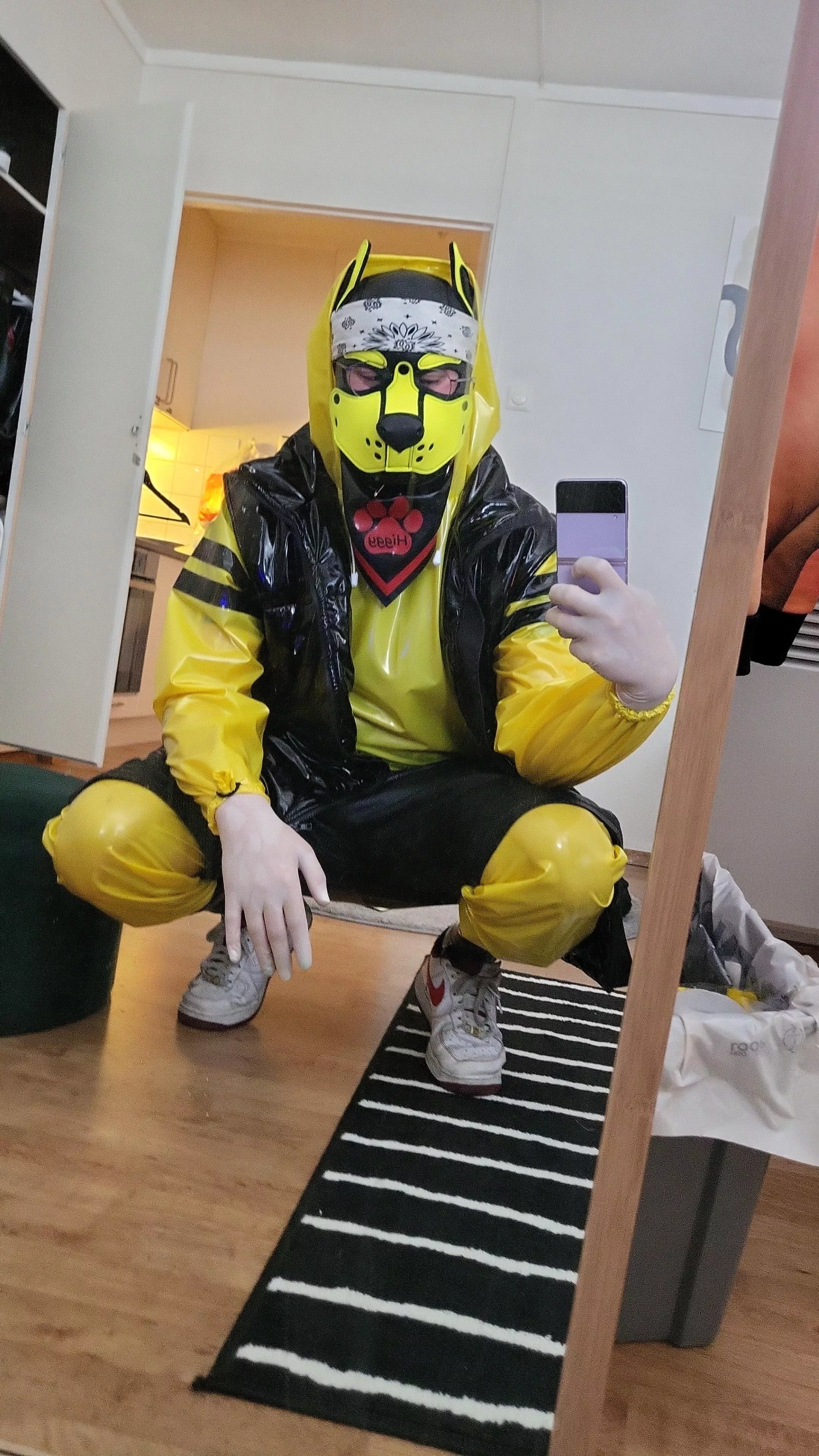 Feeling kinda sexy, and extremely sweaty 🐶💦