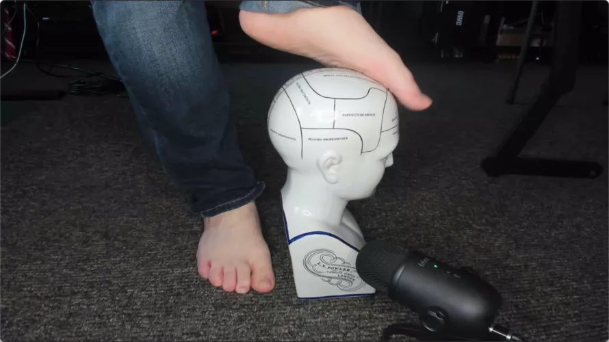 Feet & Phrenology - Repost from /r/ToeTrance