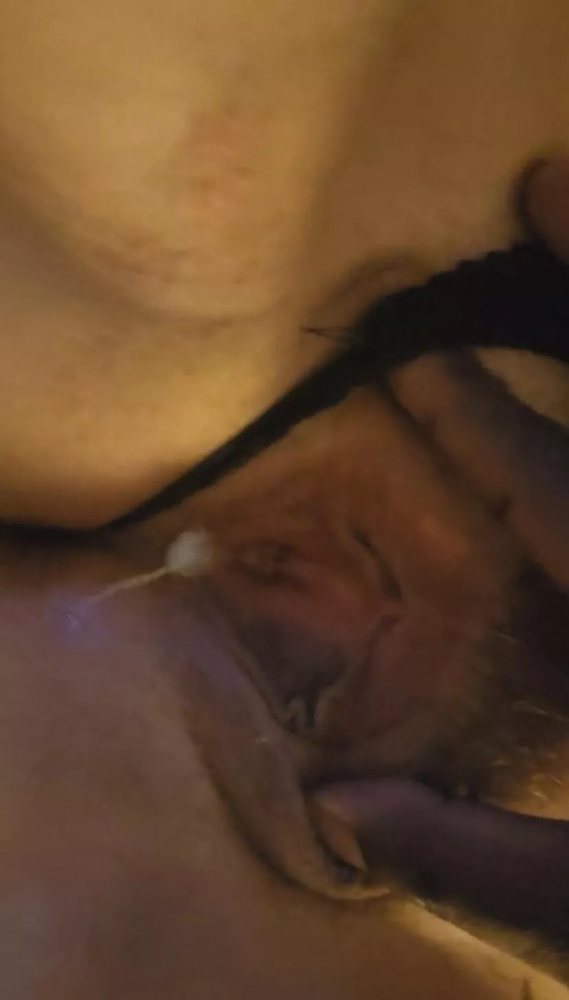 Filled her juicy pussy with my black seed 😈