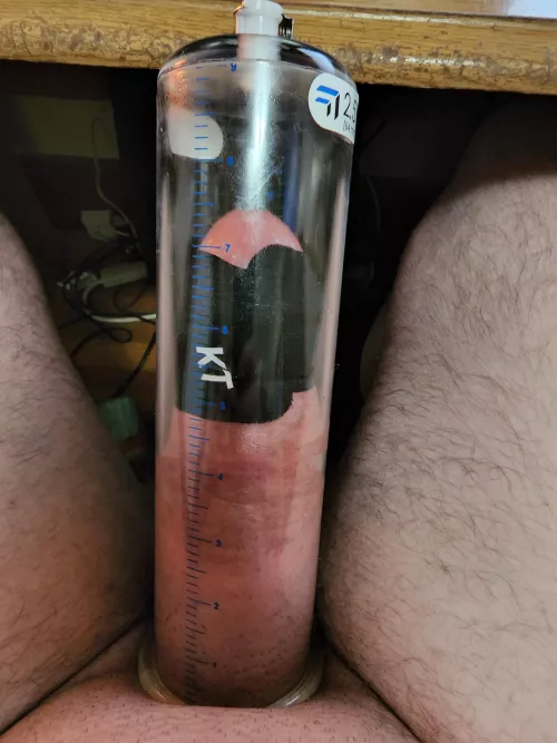 filling the tube nicely