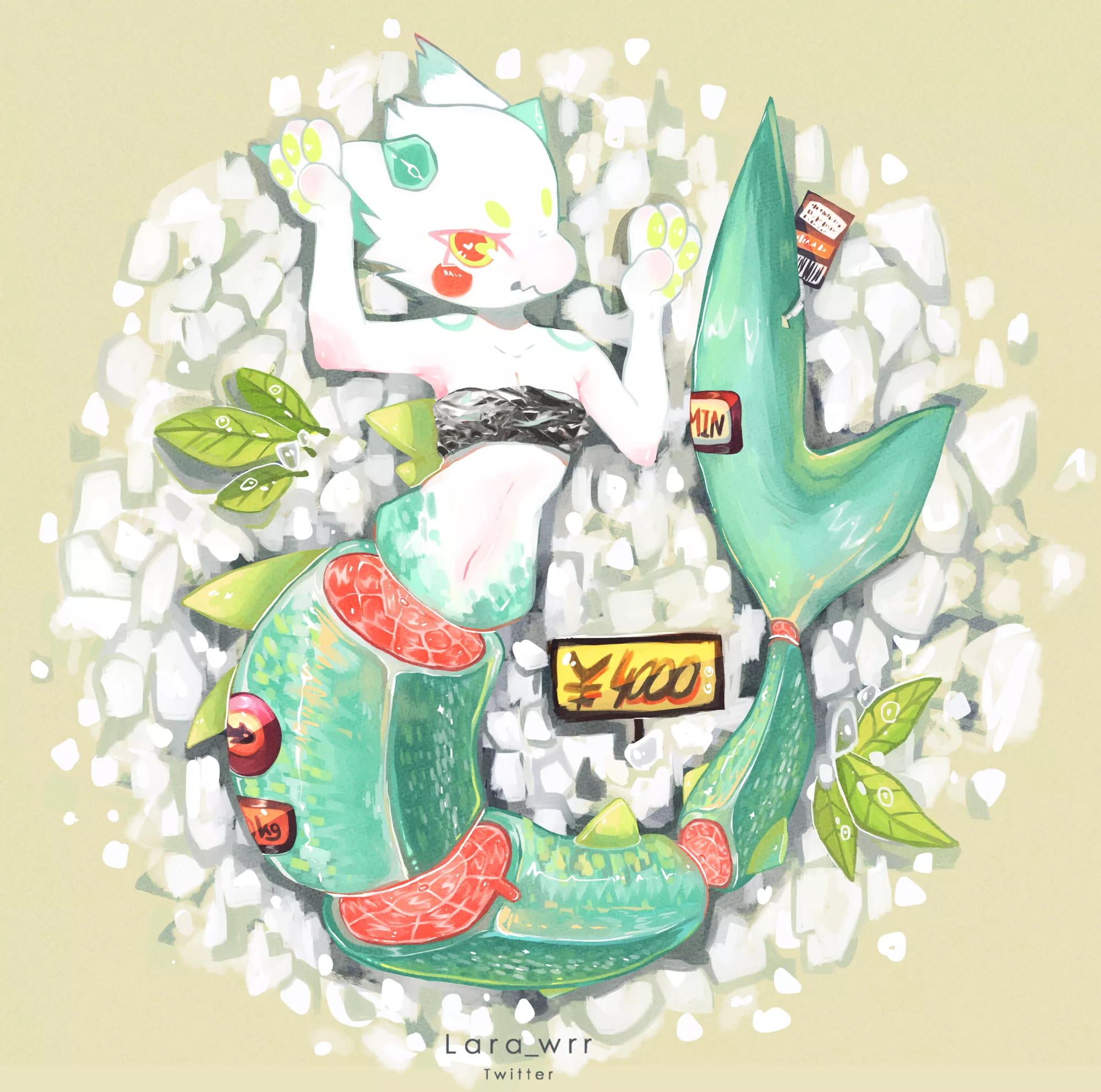 Fimsh 🐟🌱 [Art by me, Lara_wrr on 🐦]