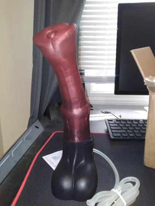 finally arrived after 3 delays I would love to post a video of me opening it up for some reason it won't allow me to post a videos