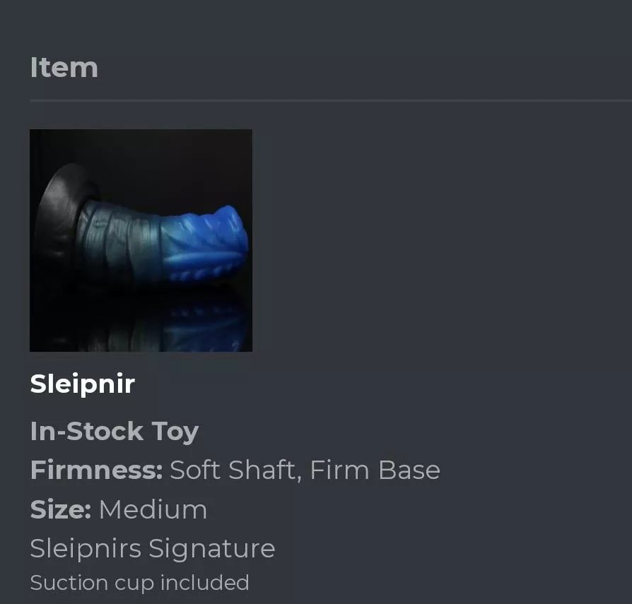 Finally grabbed my dream dragon! 🤩 My prostate cant wait!