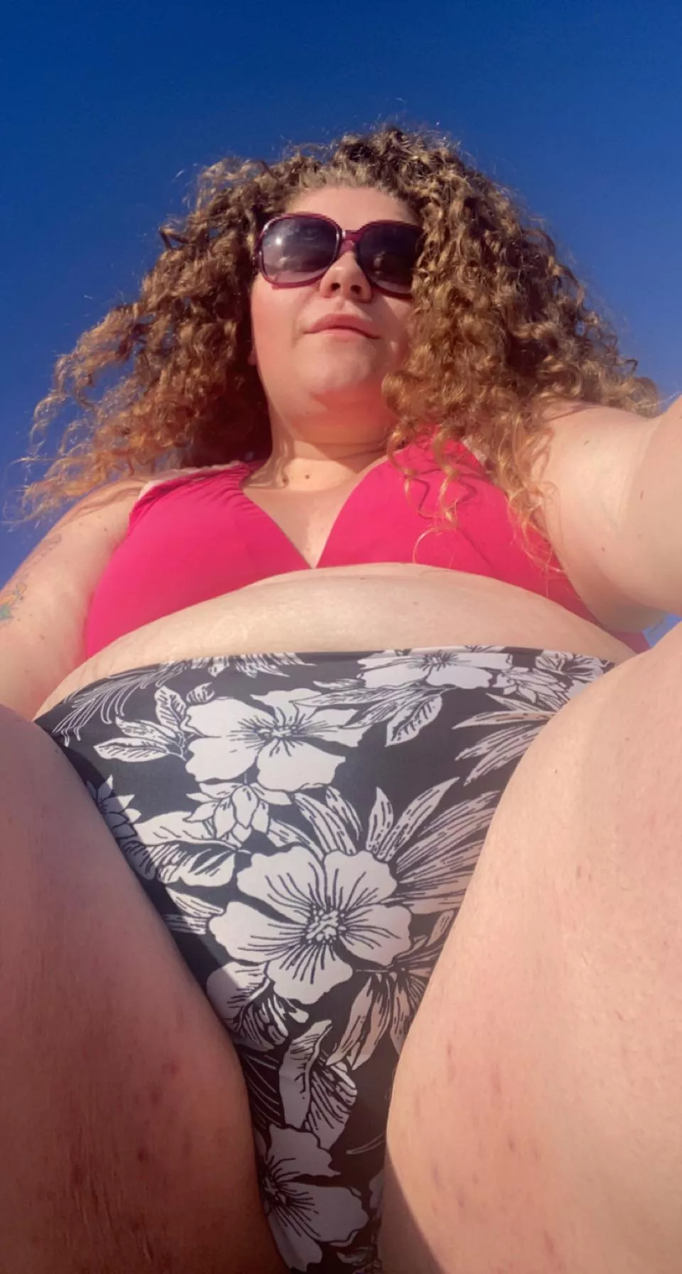 finally wore a two piece today! 🥰