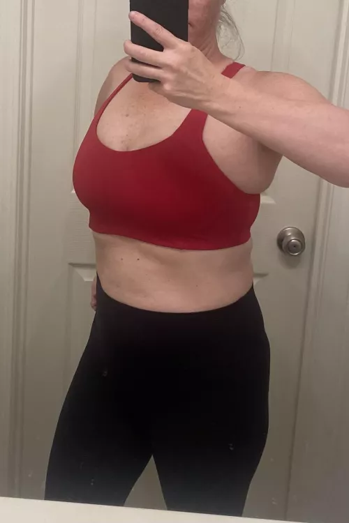 Finished my peloton ride… now I’m ready to ride you 💋