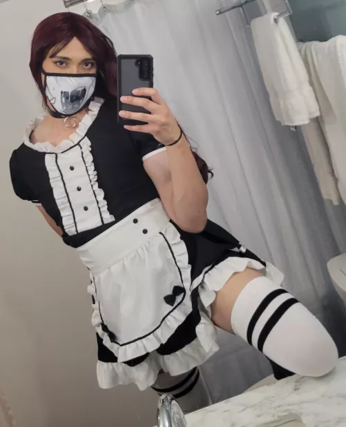 First post for femboy Friday! There's so many of us maids here, we should open a Cafe lol