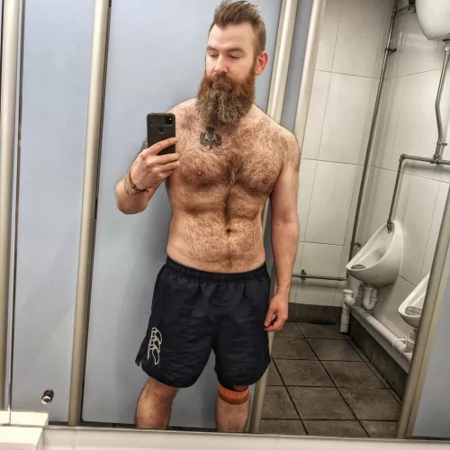First post here! Post gym beard