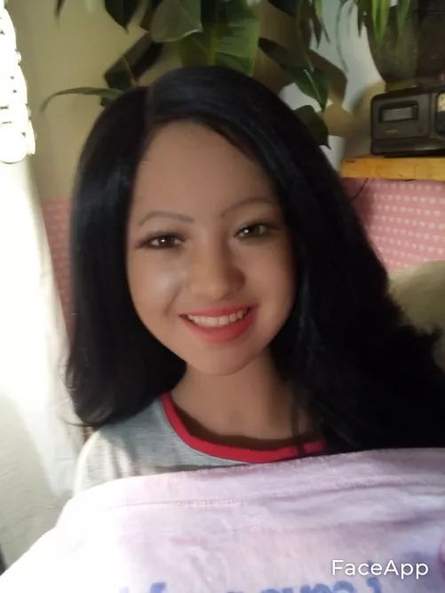 First Shot With Faceapp...Masami Never Smiles This Big!