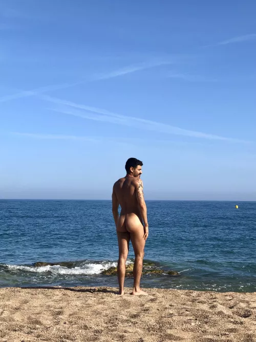 First time on the beach was fiine!