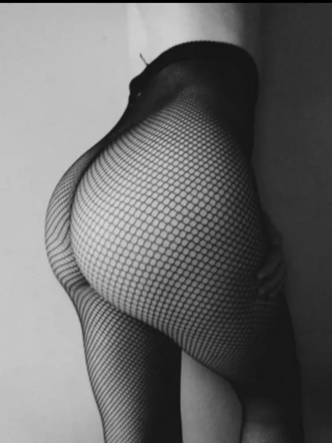 Fishnets aesthetic photo of my ass for you guys 😉