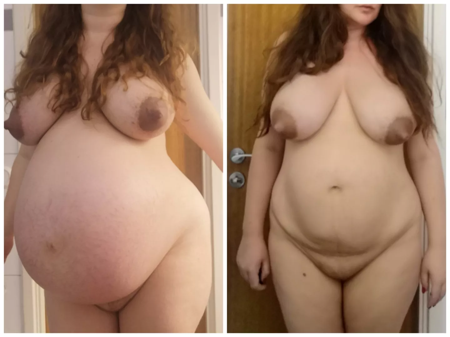 Five weeks ago vs. now.