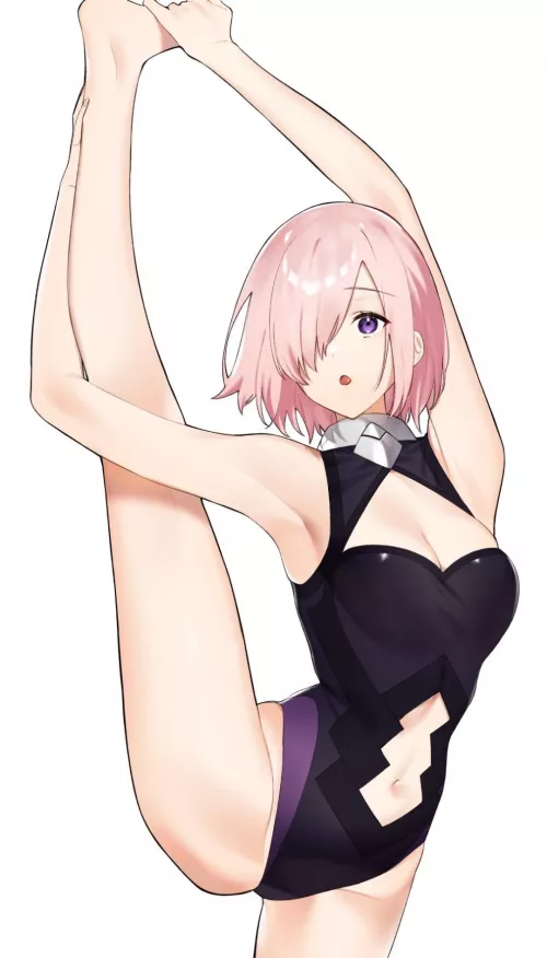Flexible short haired waifu