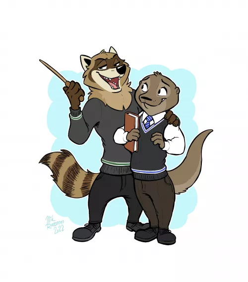 Fluffy Hogwarts boys. By me