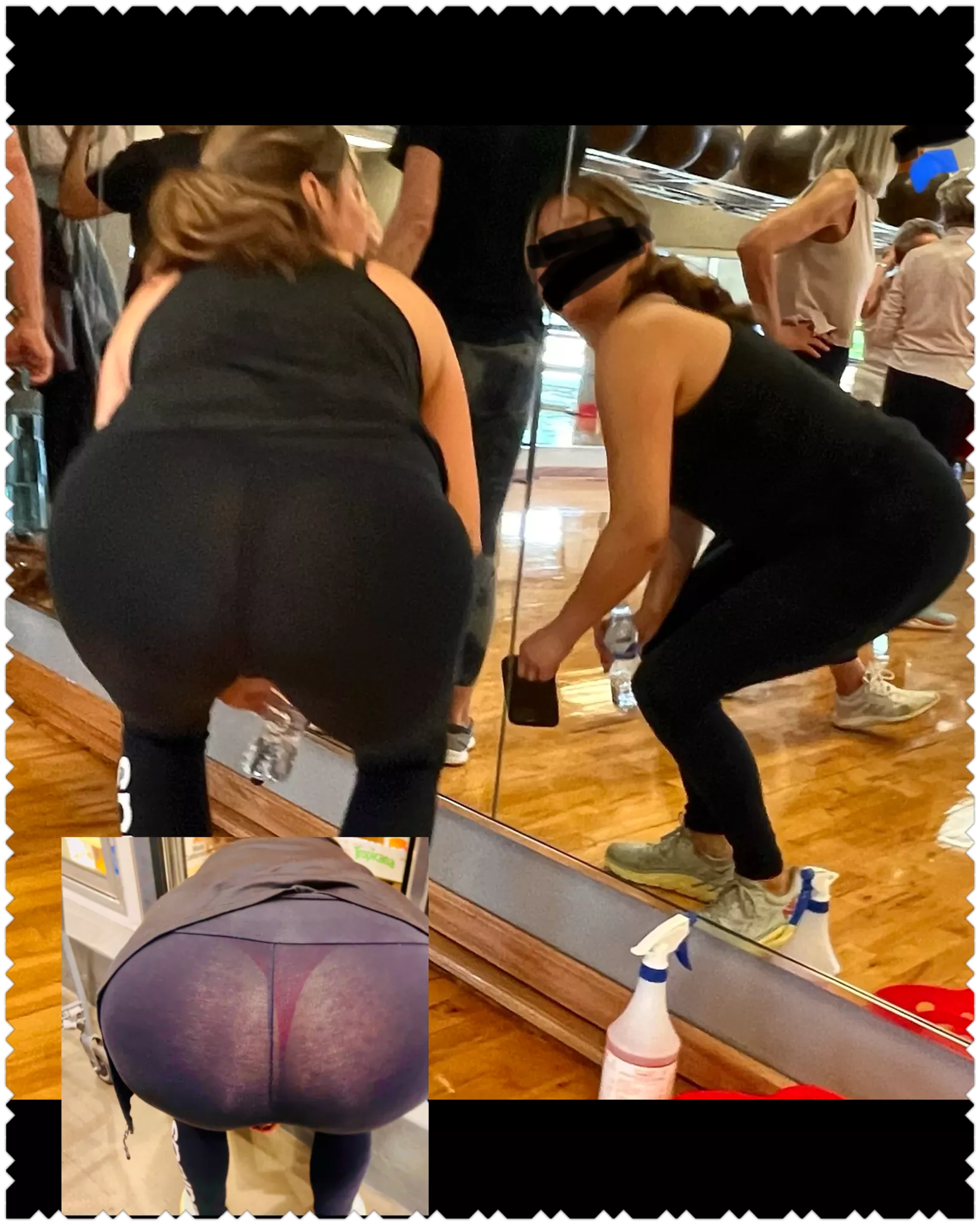 [F][OC] for my doubters, yes, I wear my see through yoga pants to the gym…and to the store 😀