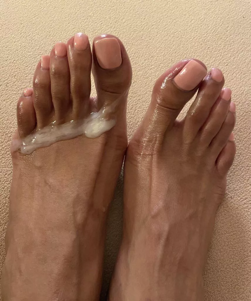 Footjob aftermath 💦