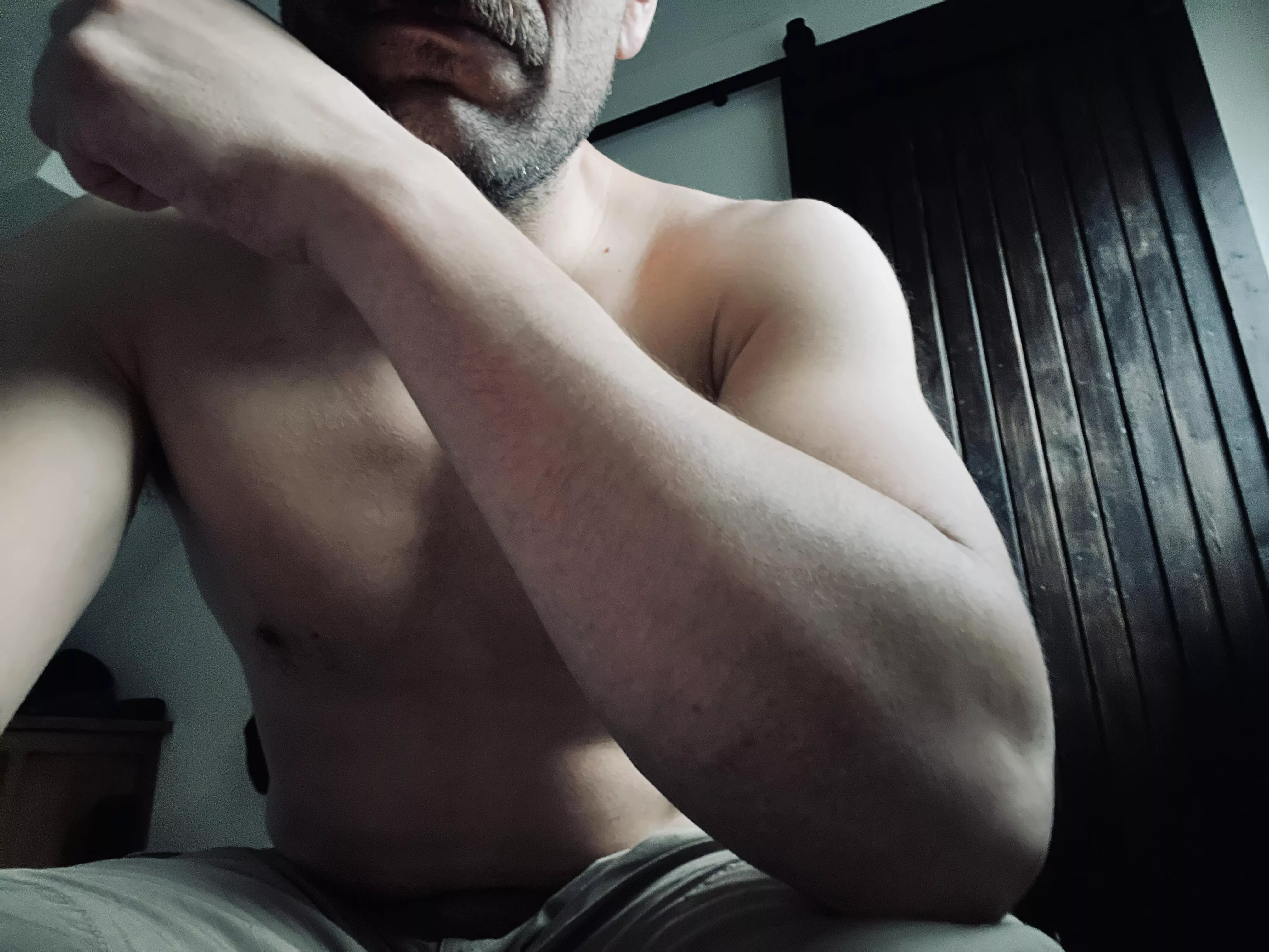 Forearms in deep thought