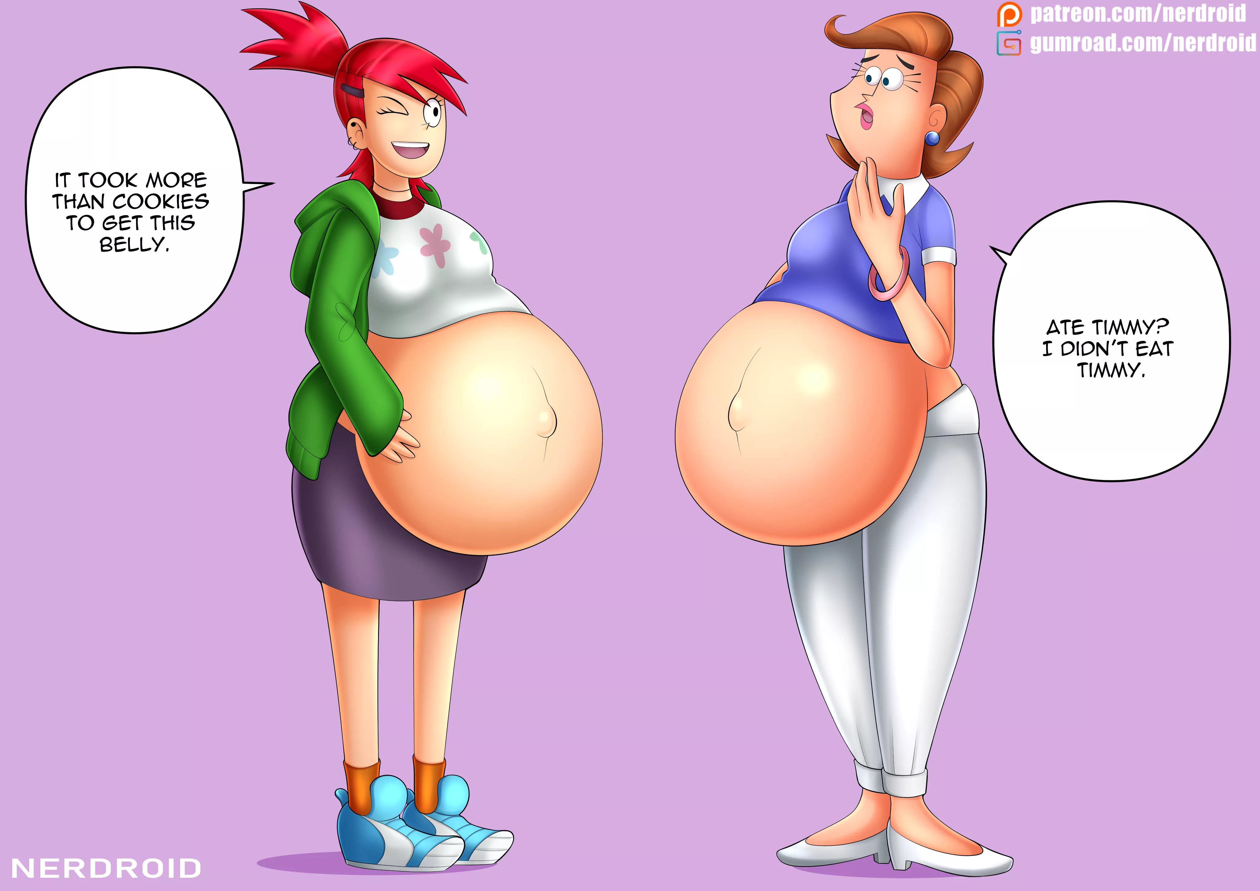 Pregnant Misty Porn - Frankie Foster and Mrs. Turner pregnant - Commission made by me(NerDroid)  nudes by Ner-Droid