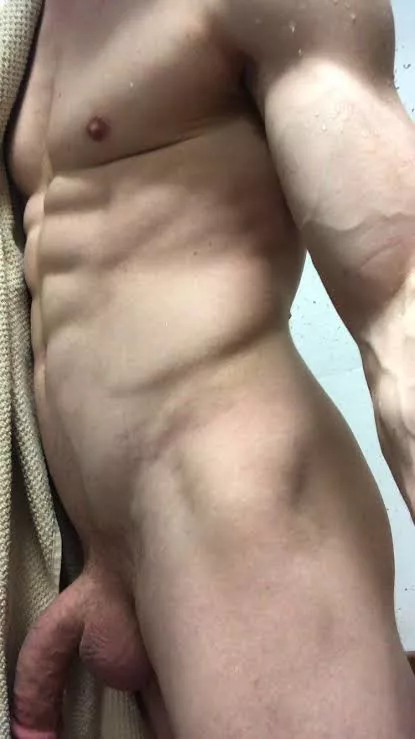 Fresh out of the shower.