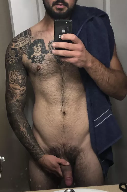 Fresh out of the shower