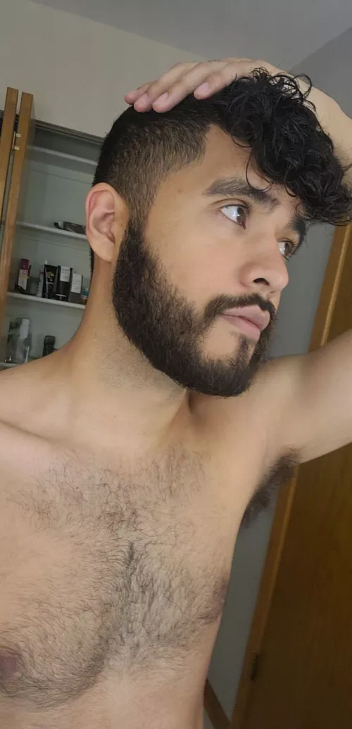 fresh out the shower and (mostly) ready for the week