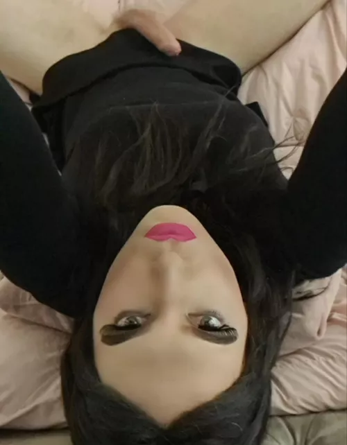 From husband to desperate sissy. I think I'm better on my back!