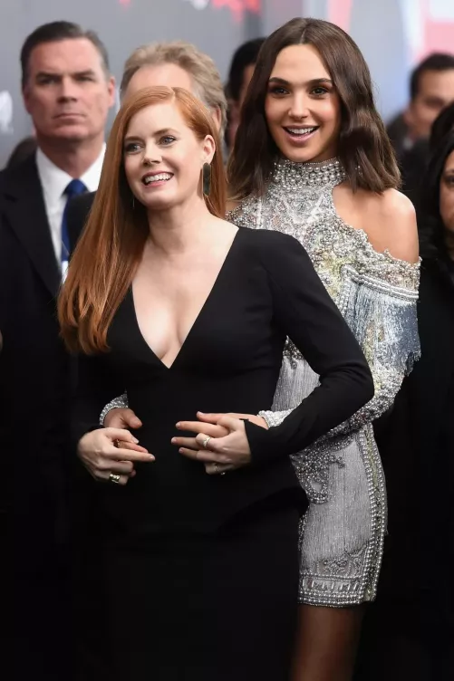 Gal Gadot and Amy Adams