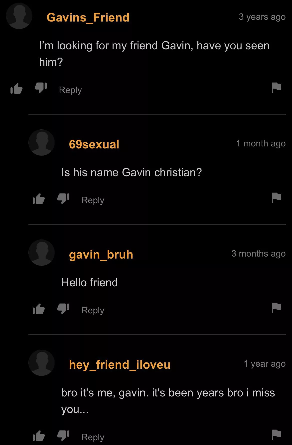 Gavin has been found!