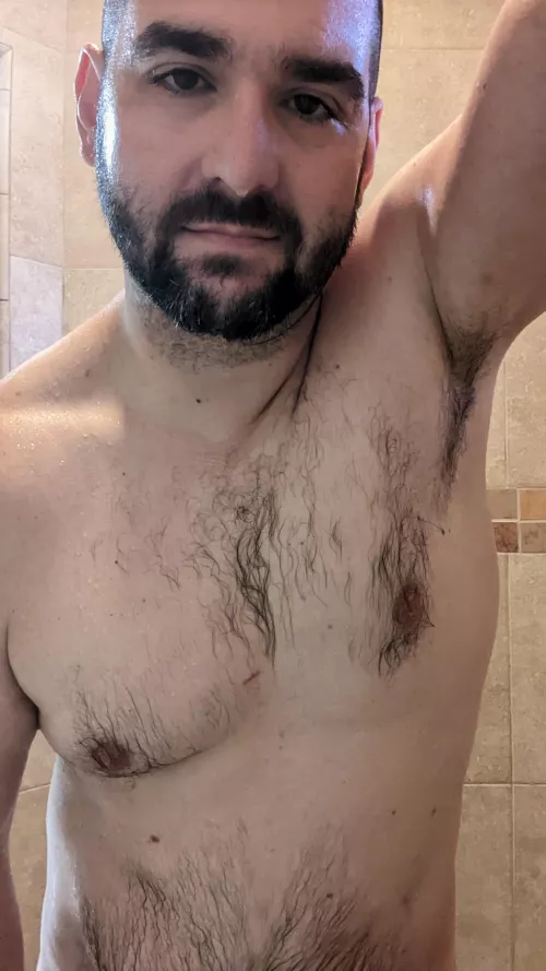 Getting in close in the shower