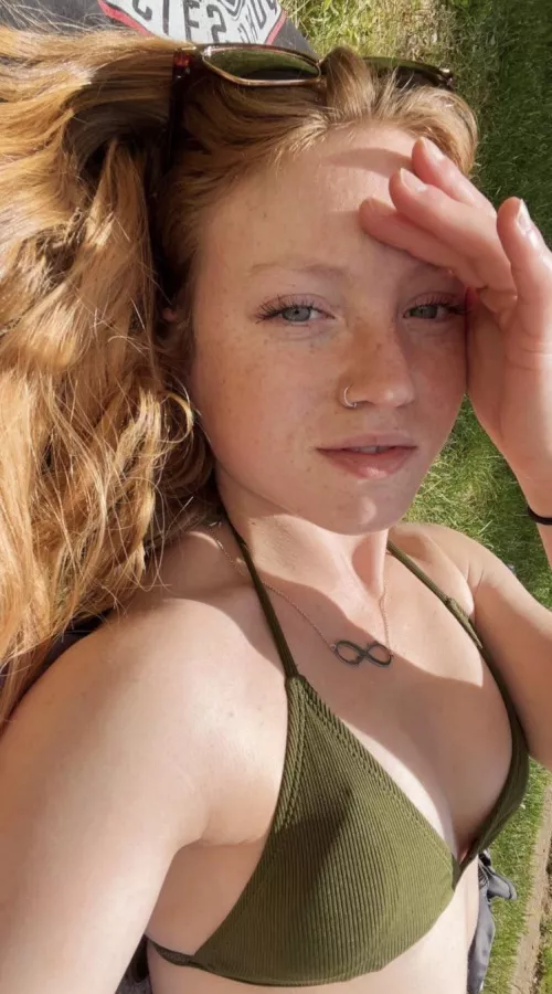 Ginger in the sun ☀️