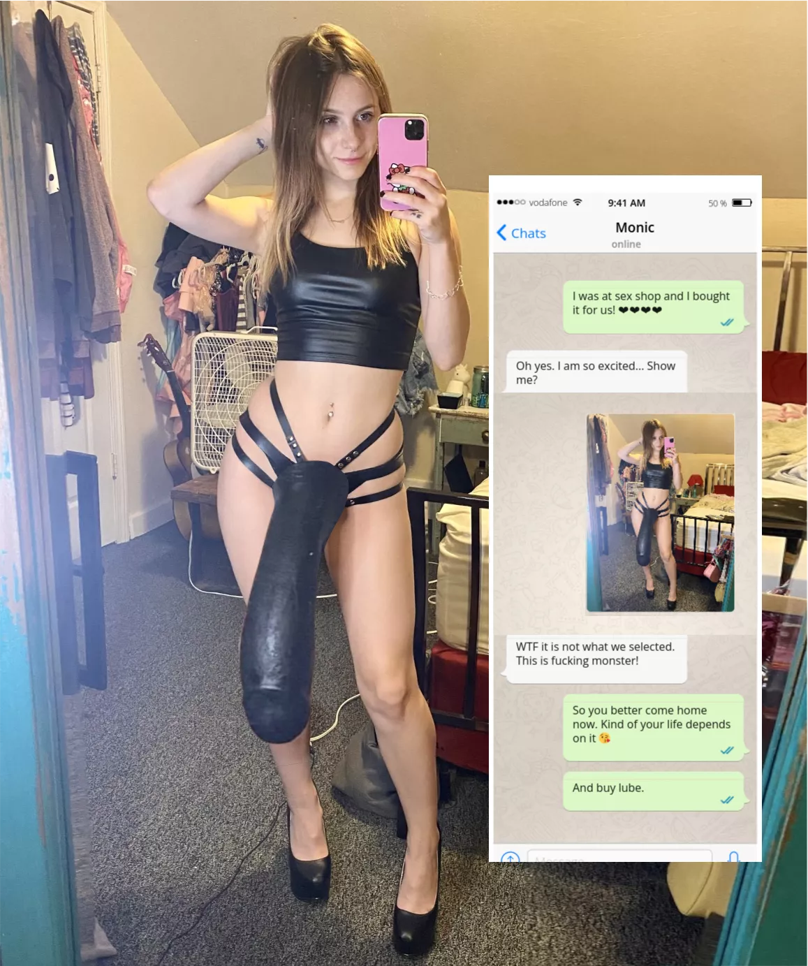 Girlfriend was shopping...