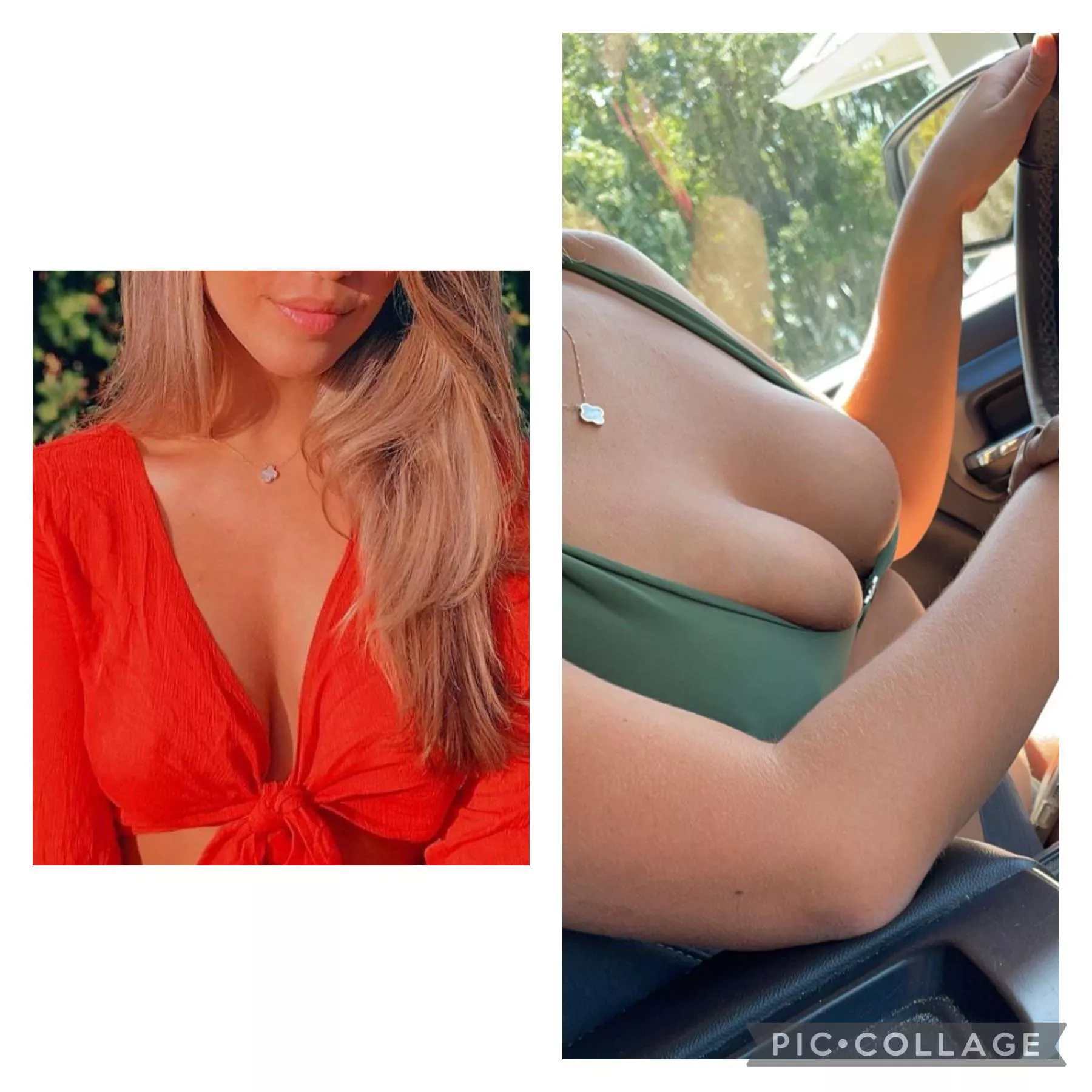 Girlfriend went from small titties to busting boobies 🤤