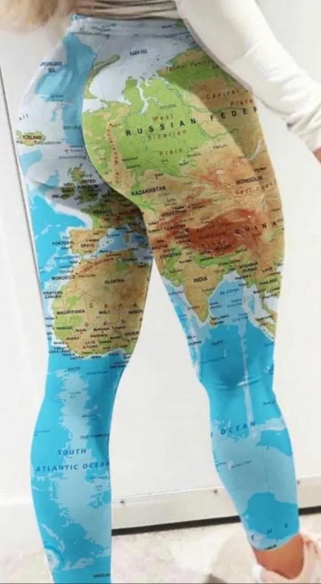 gives me a reason to look at her ass, also try to tell me that the world isn't flat.