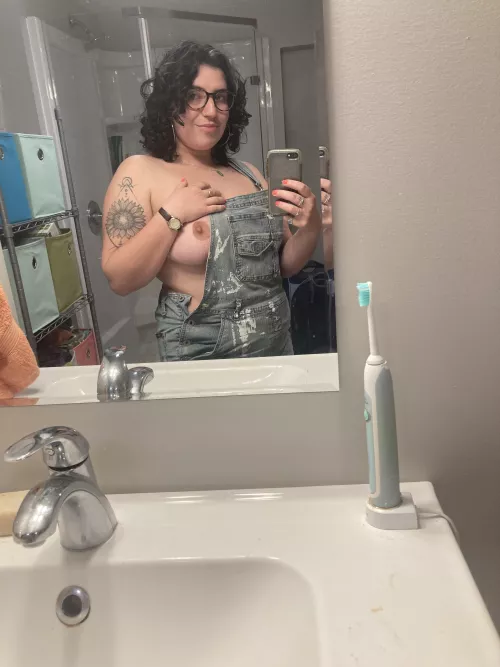 Glasses and overalls?