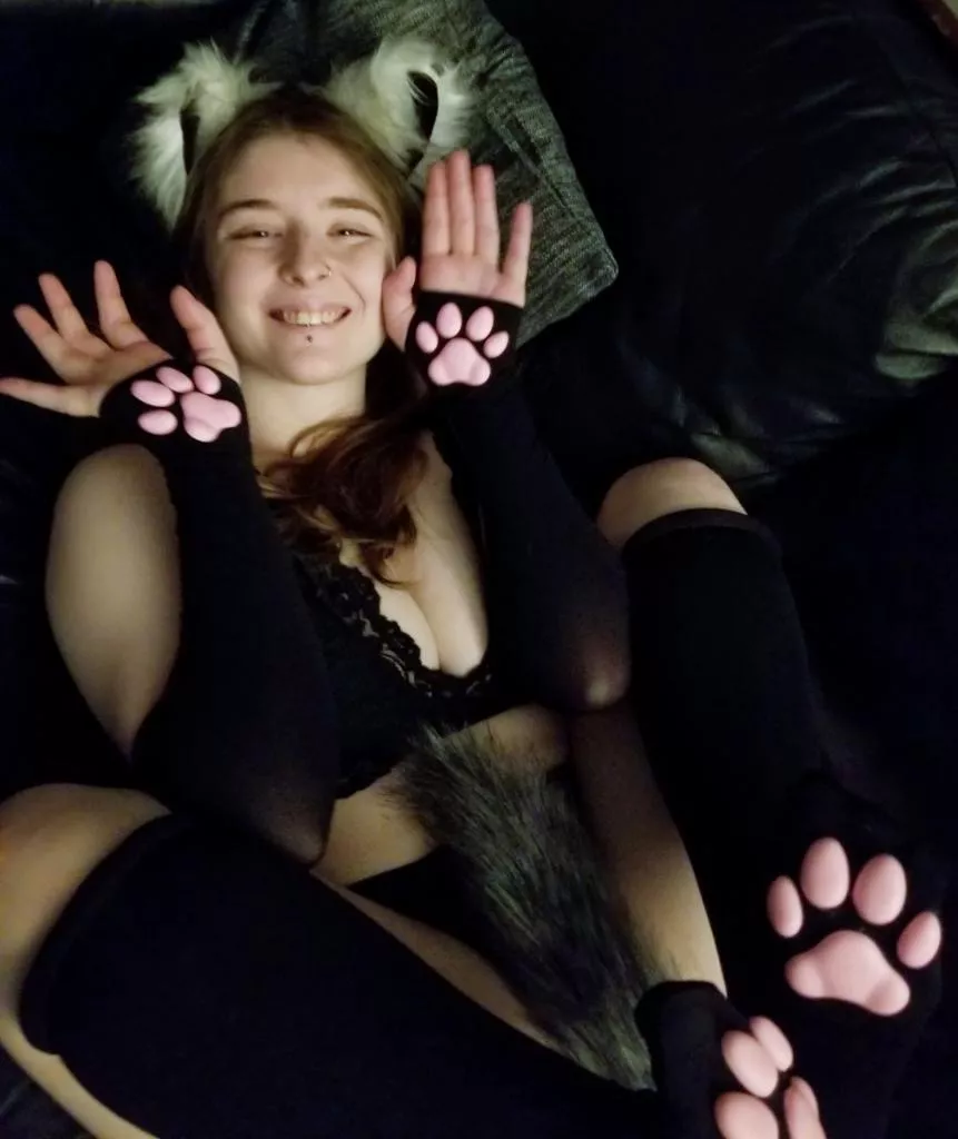 Gonna need some real kitty ears soon… but i love these paws!!