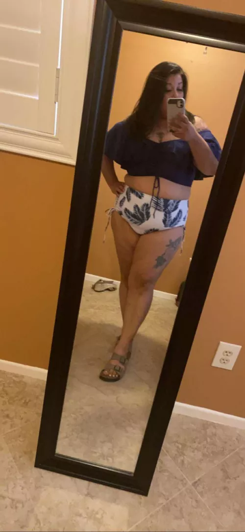 Gonna turn some heads and get some dicks hard at the pool.