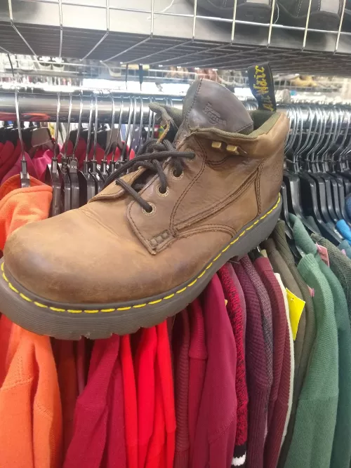 goodwill docs, too expensive and a size too big. wish I could try and restore these