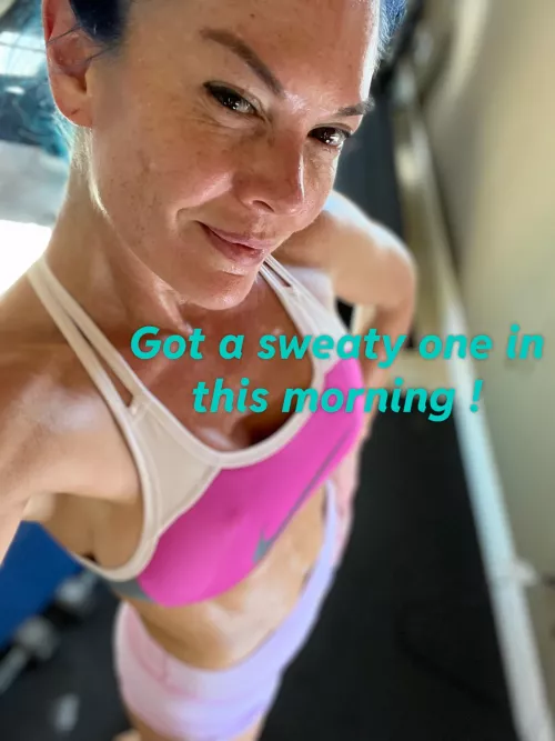 Got a sweaty one in today!