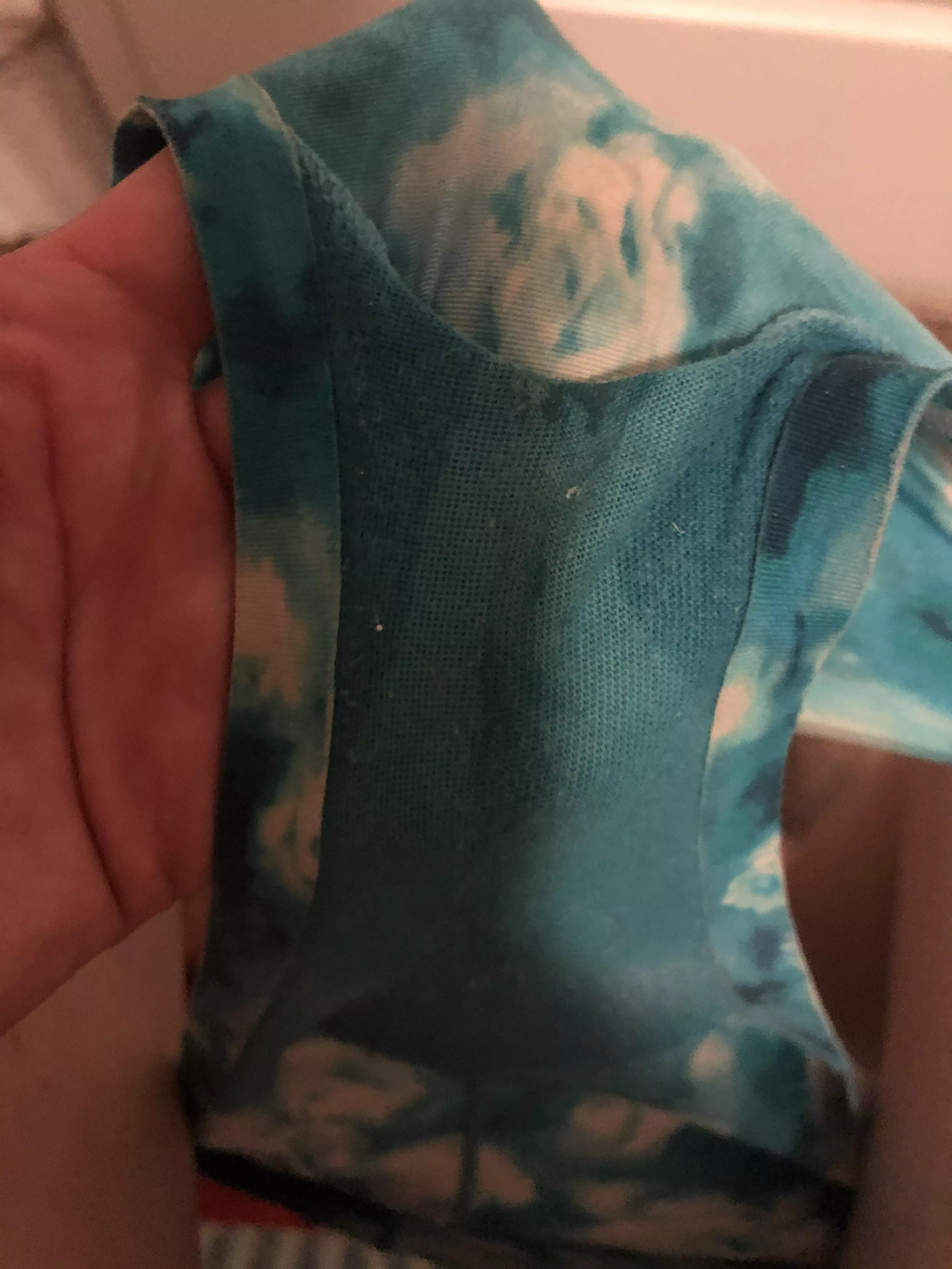 Got horny during my workout and had to get myself off as soon as I got home!🥵 Soaked with sweat AND cum 😋😍