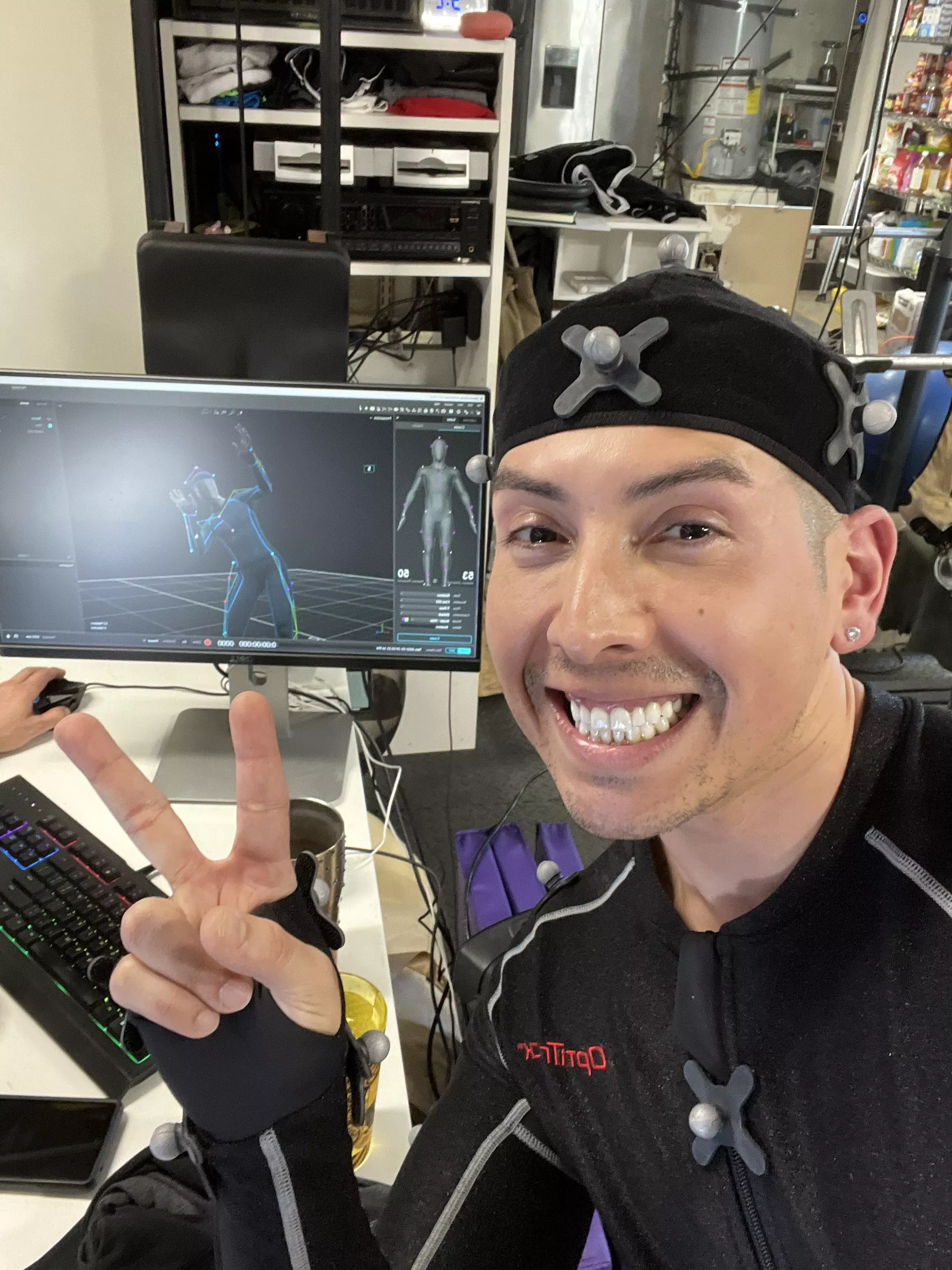 Got to play with some motion capture stuff yesterday 🤩 Got to play with some motion capture stuff yesterday 🤩