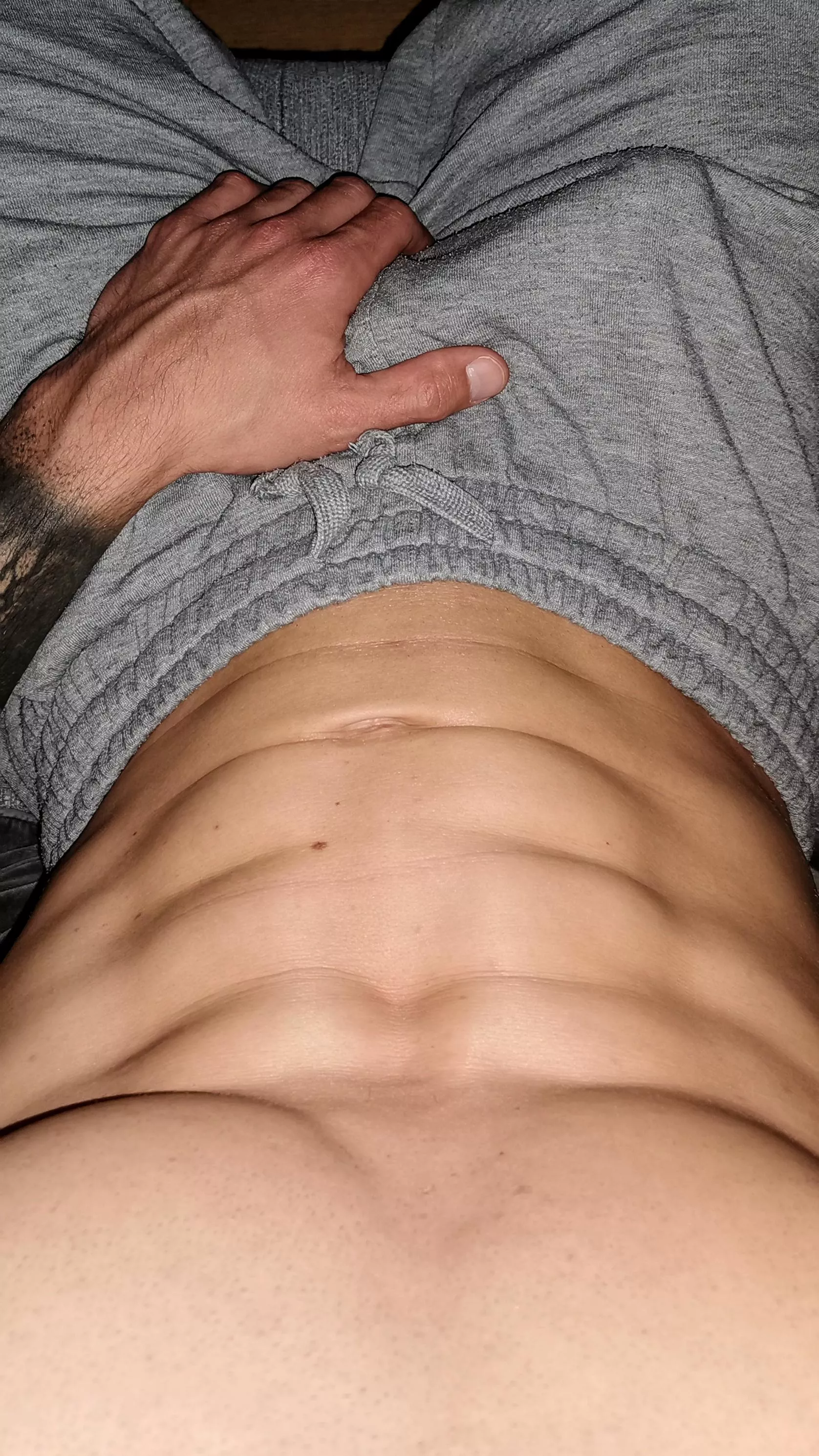 Gotta love grey sweatpants