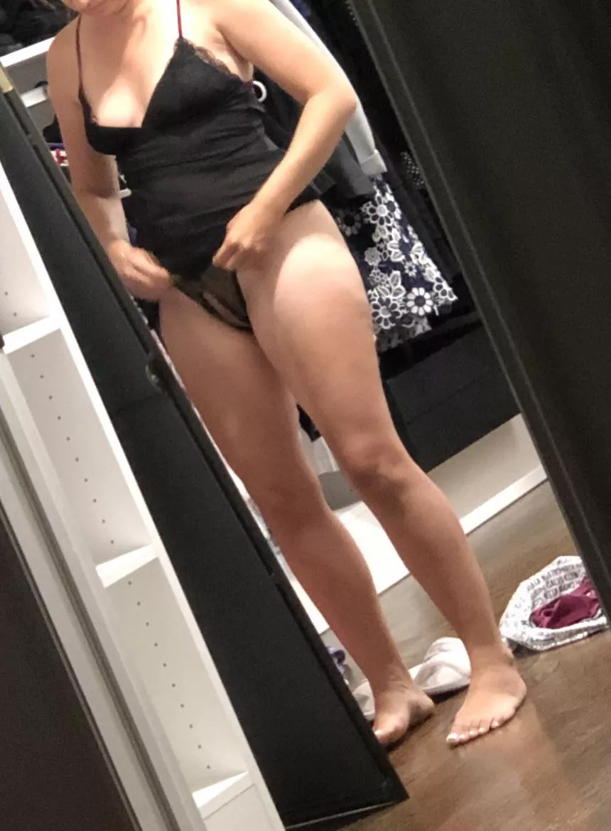 Gotta make sure the crotchless panties are even nudes by Alert-Worker-1985