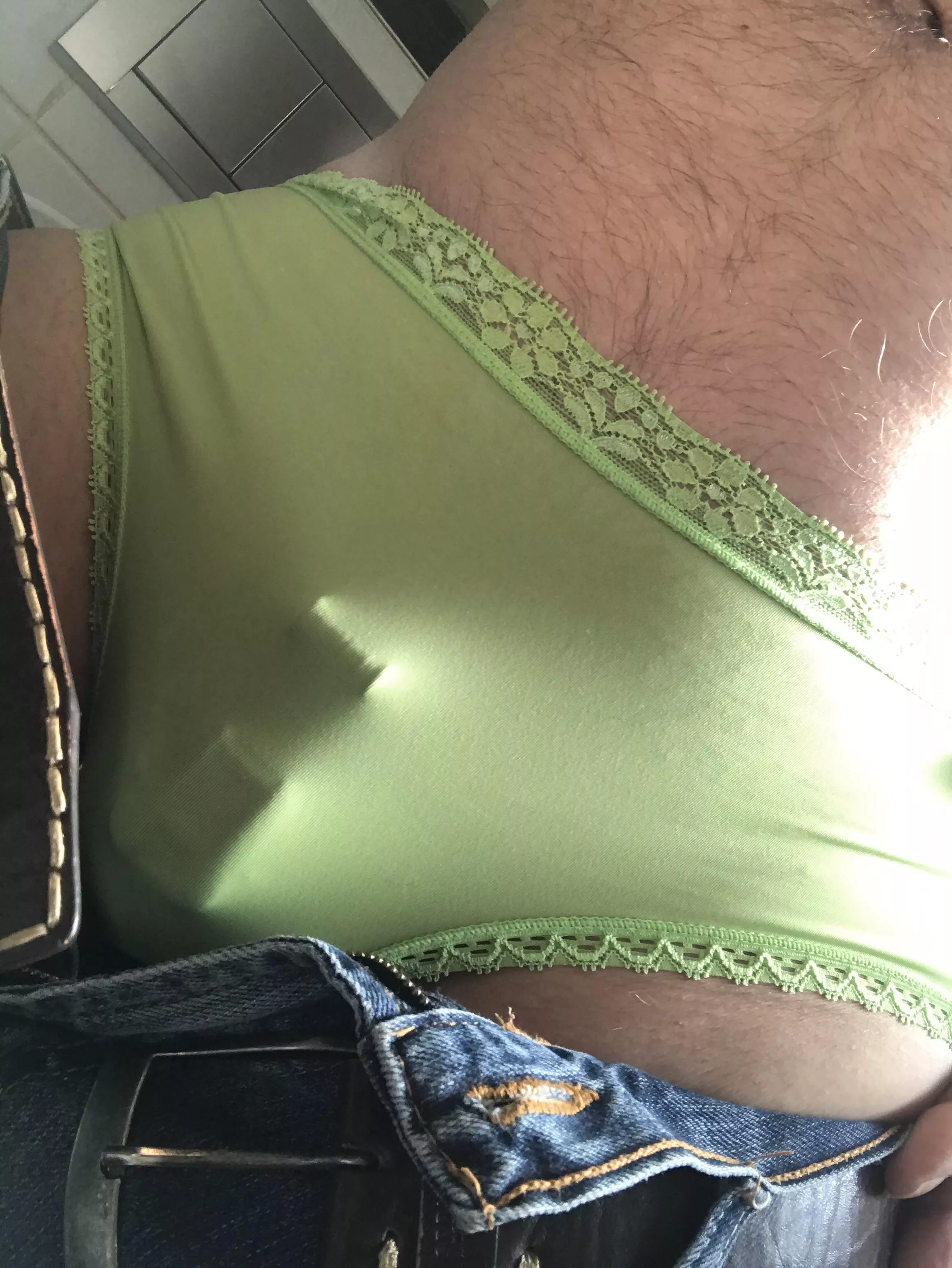 Green Day! With some lace trim! Love the feel of these 🖤❤️💋🔥