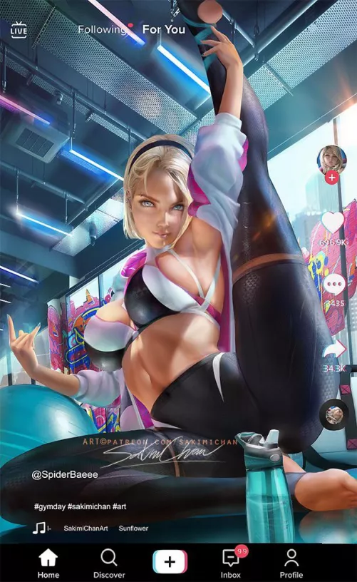 Gwen (Sakimichan) [Marvel]