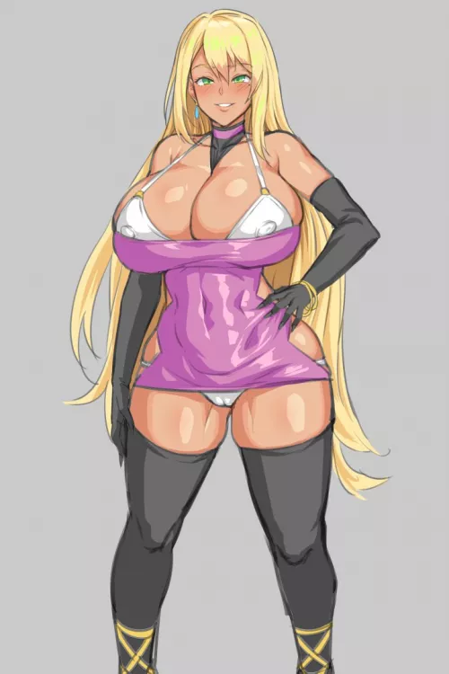 Gyaru In Bodycon ( Mm) [Original]