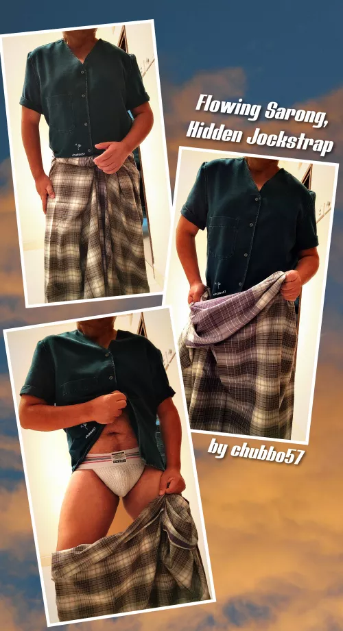 Had a welcome-back-to-office brekkie today, where the theme was traditional wear. Threw in a sporty number underneath. 😜🌴🐓🩴🌅