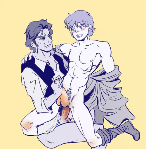 Han and Luke (no clue artist)