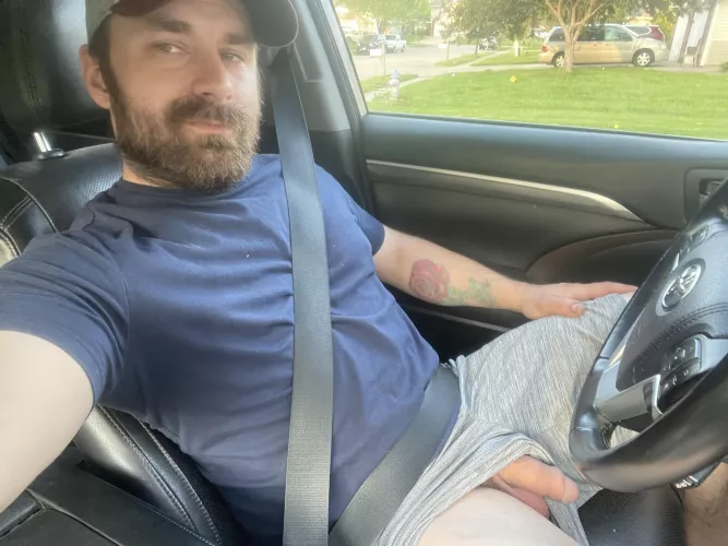 Hanging out before work