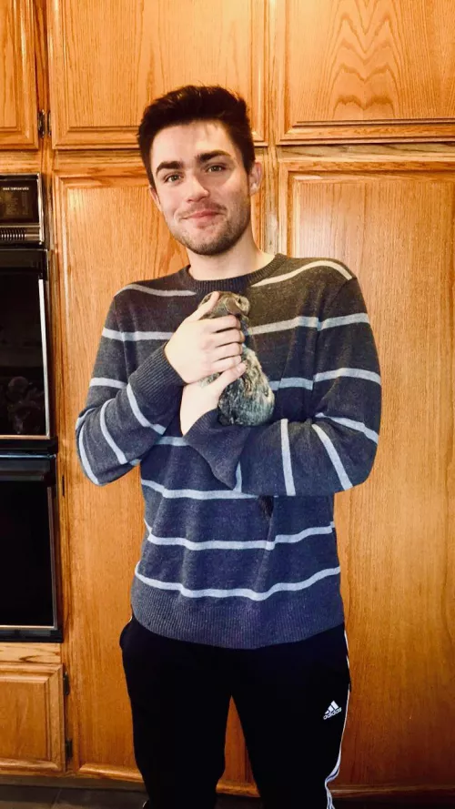 Happy Monday from my Chinchilla and I