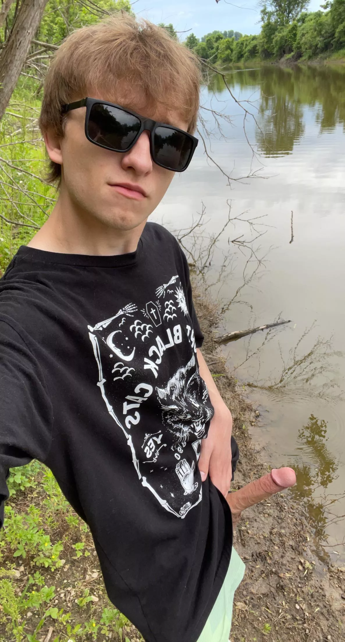 Hard at the River 🍆